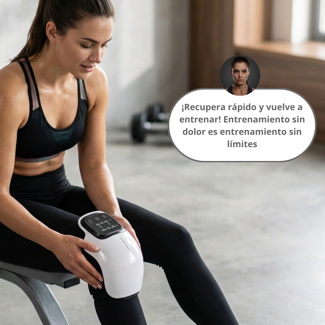 Masajeador de rodillas con calor y vibración – Alivia el dolor y recupera tu movilidad