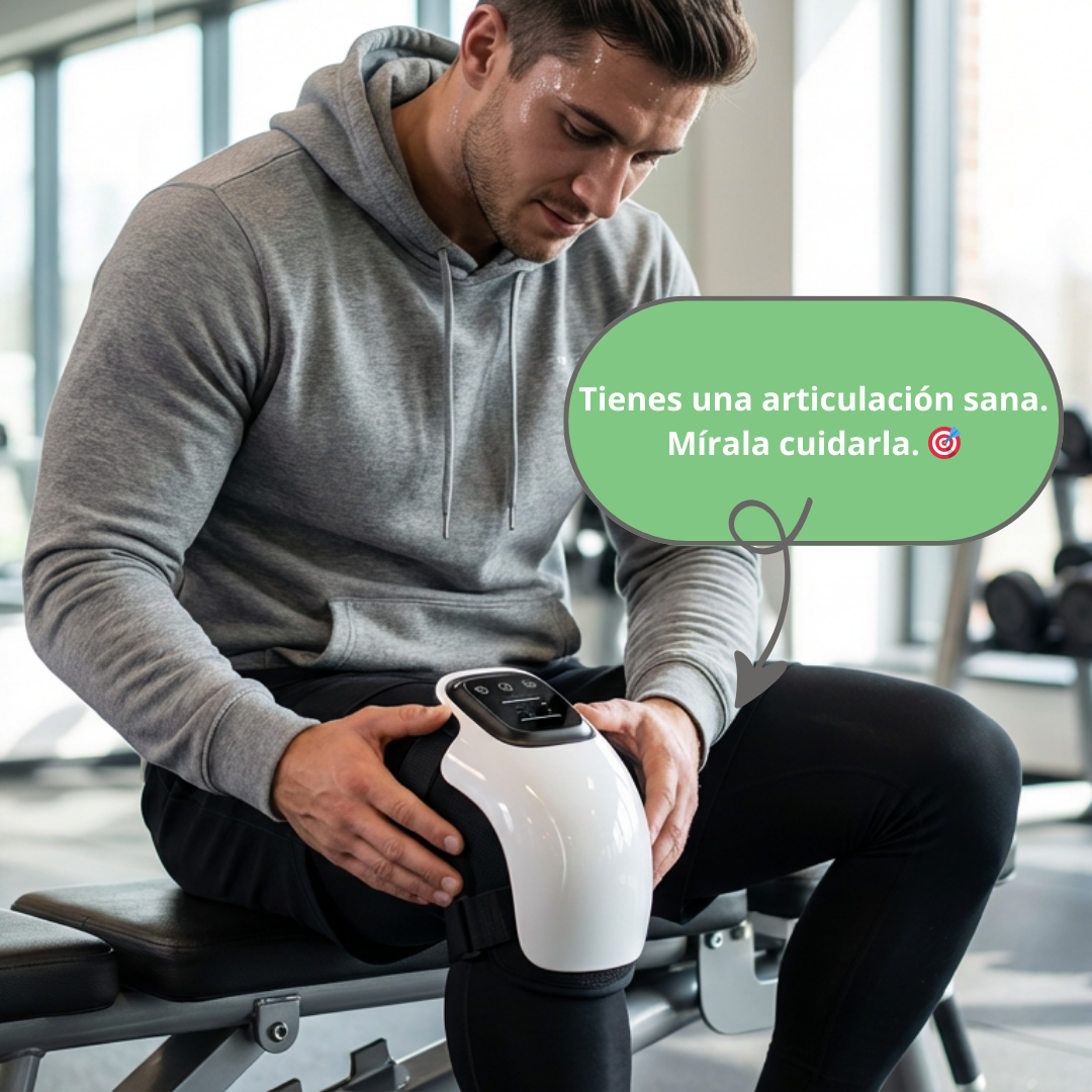 Masajeador de rodillas con calor y vibración – Alivia el dolor y recupera tu movilidad